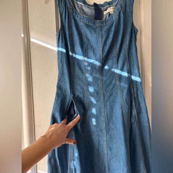 Pilcro Denim Midi Dress - Picture 8 of 9